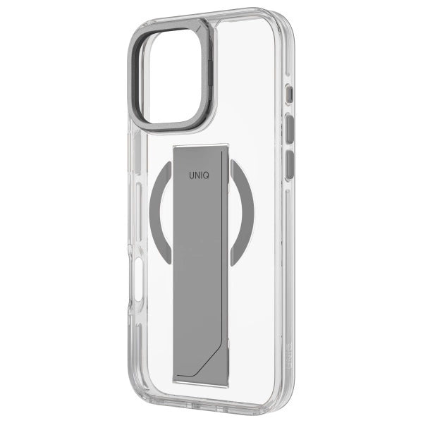 Uniq Heldro Max Magclick opladningsfodral til iPhone 16 Pro Max - gennemsigtig