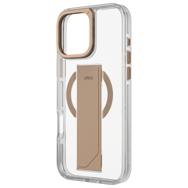 Uniq Heldro Max Magclick opladningsfodral til iPhone 16 Pro Max - guld