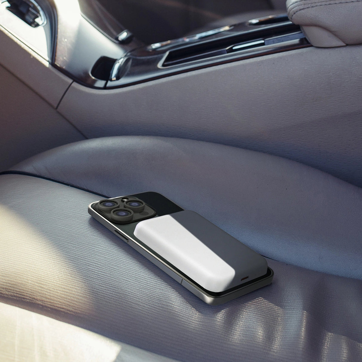 Wozinsky WRW349YWS 10.000 mAh Magnetisk Power Bank - hvid
