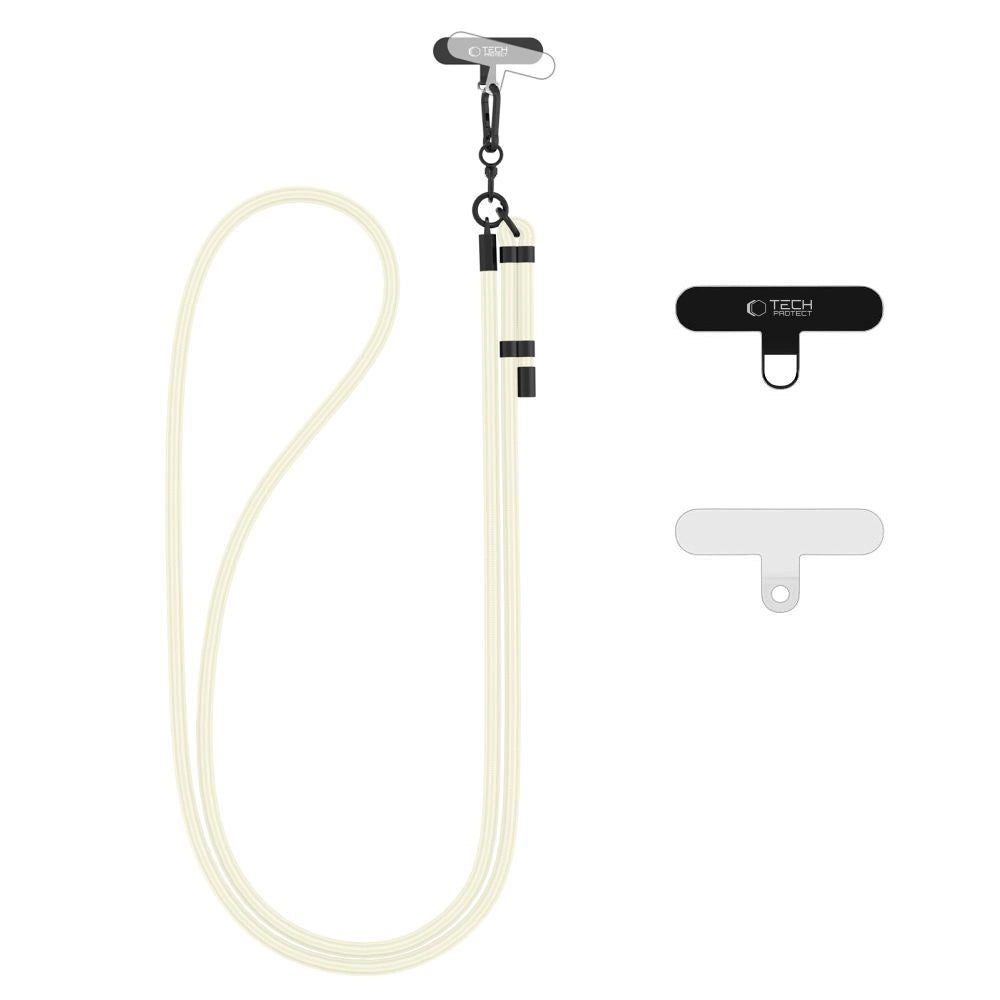 Tech-Protect C1S Rope Crossbody Strap Leash - hvid
