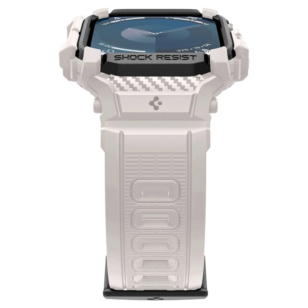 Spigen Rugged Armor  Pro  Strap til Apple Watch 10 (46MM) - Beige