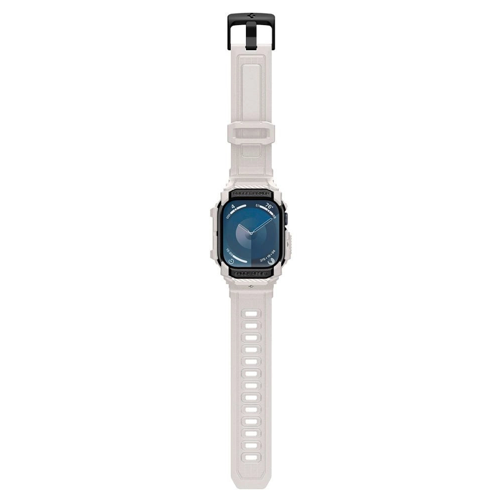 Spigen Rugged Armor  Pro  Strap til Apple Watch 10 (46MM) - Beige
