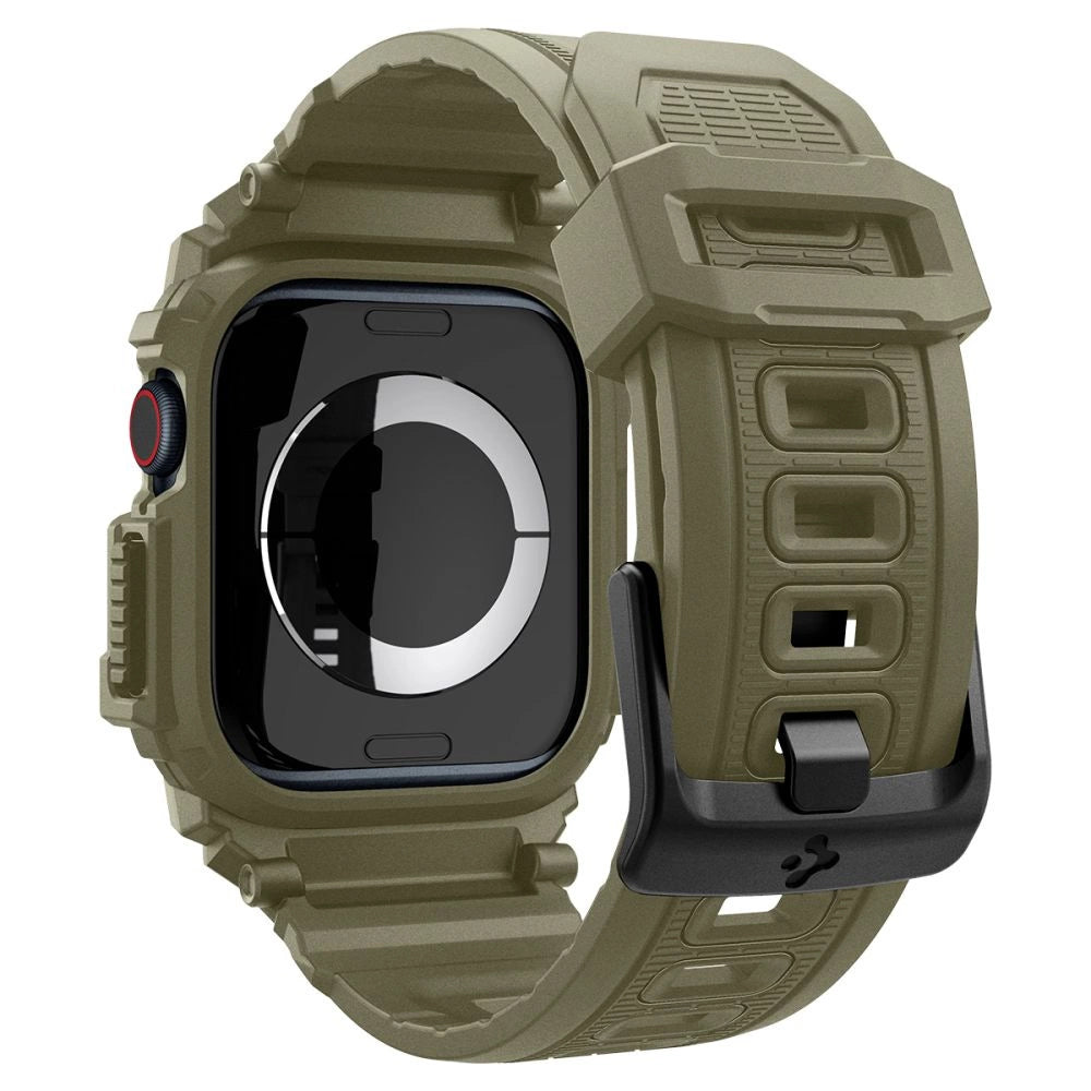 Spigen Rugged Armor  Pro  Strap til Apple Watch 10 (46MM) - Grøn