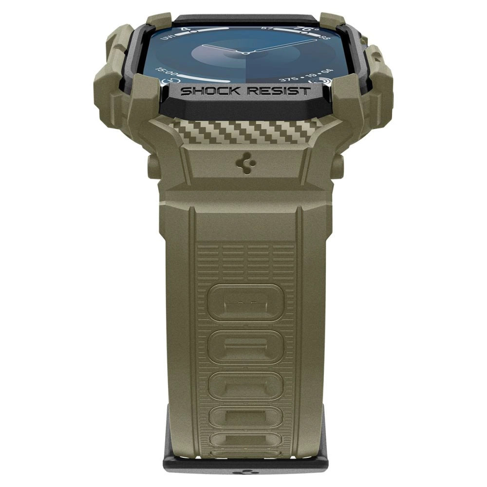 Spigen Rugged Armor  Pro  Strap til Apple Watch 10 (46MM) - Grøn
