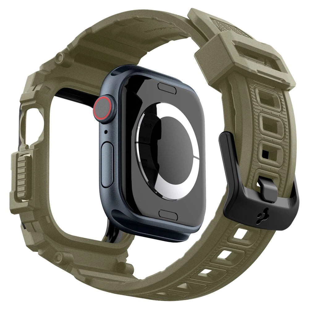 Spigen Rugged Armor  Pro  Strap til Apple Watch 10 (46MM) - Grøn