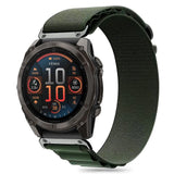 Tech-Protect Nylon Pro Strap til Garmin Fenix 5X / 5X PLUS / 6X / 6X Pro / 7X / 8 (51MM) - Grøn
