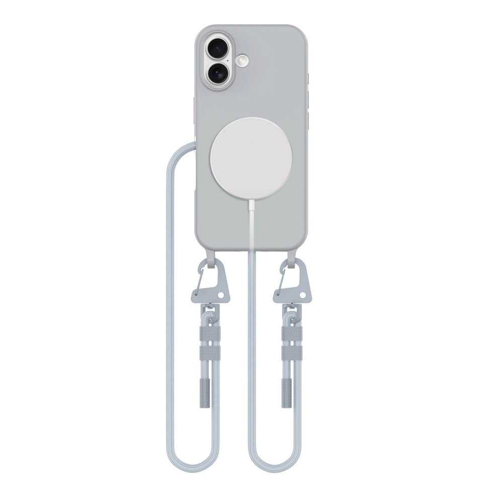 Tech-Protect MagNecklace MagSafe iPhone 16 Case - Grå