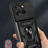 Tech-Protect CamShield Pro Case til Motorola EDGE 50 NEO - sort