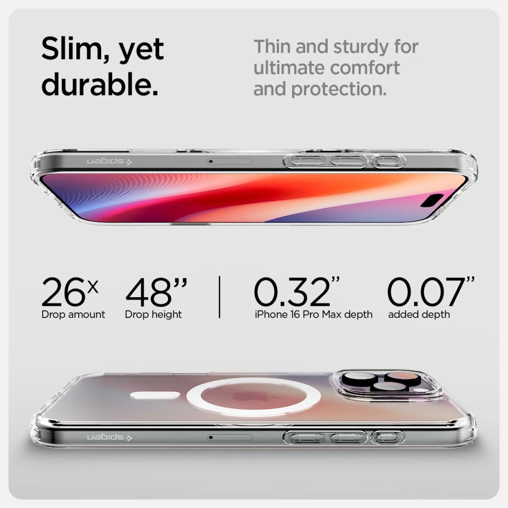 Spigen Ultra Hybrid iPhone 16 Pro Case - hvid