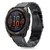 Tech- Protect Rustfrit Garmin Fenix 5X / 5X PLUS / 6X / 6X Pro / 7X / 8 Strap (51 MM) - sort