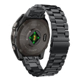 Tech- Protect Rustfrit Garmin Fenix 5X / 5X PLUS / 6X / 6X Pro / 7X / 8 Strap (51 MM) - sort