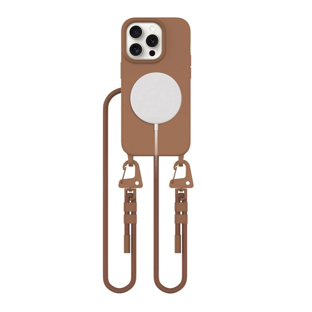 Tech-Protect MagNecklace MagSafe iPhone 15 Pro Case - Brunt