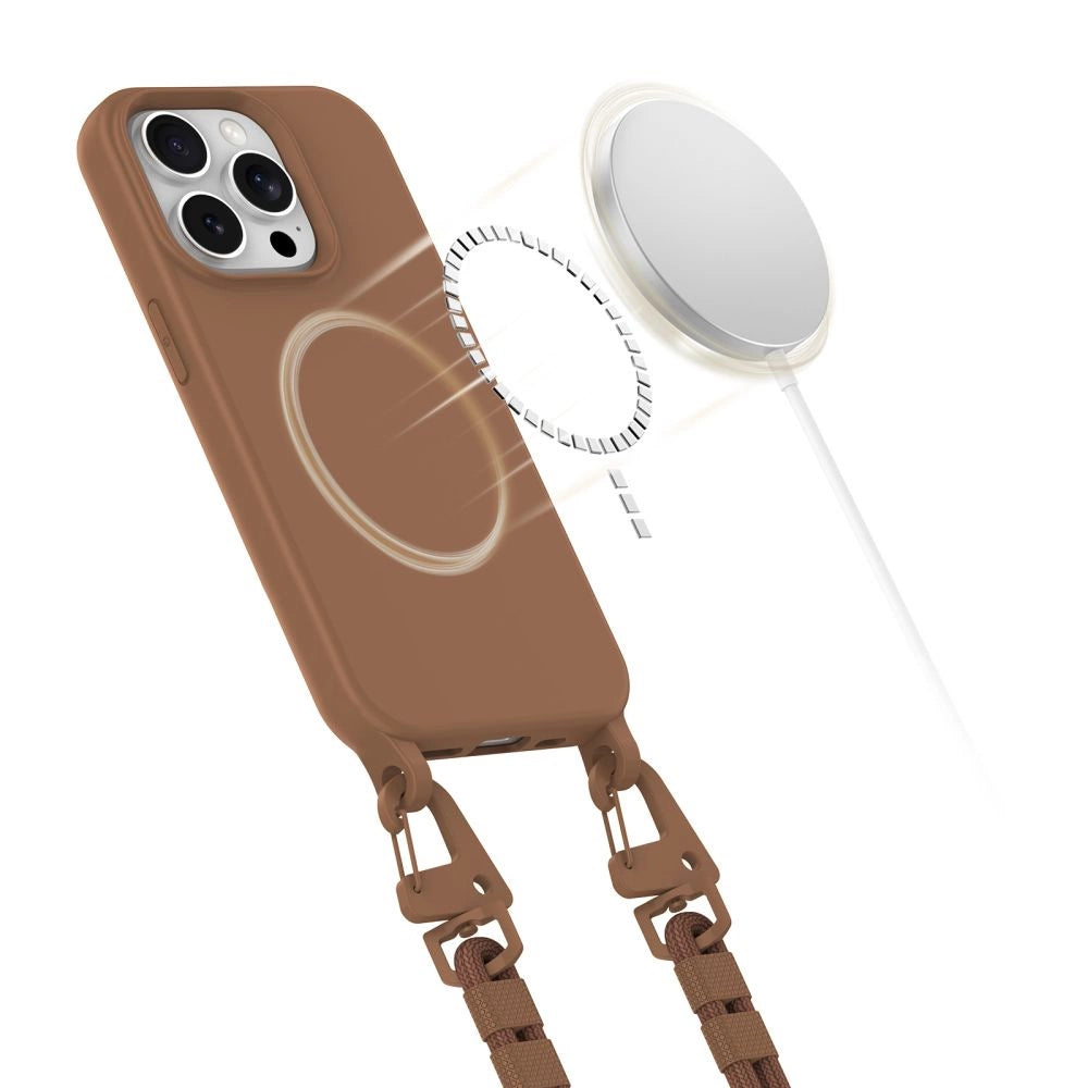 Tech-Protect MagNecklace MagSafe iPhone 15 Pro Case - Brunt