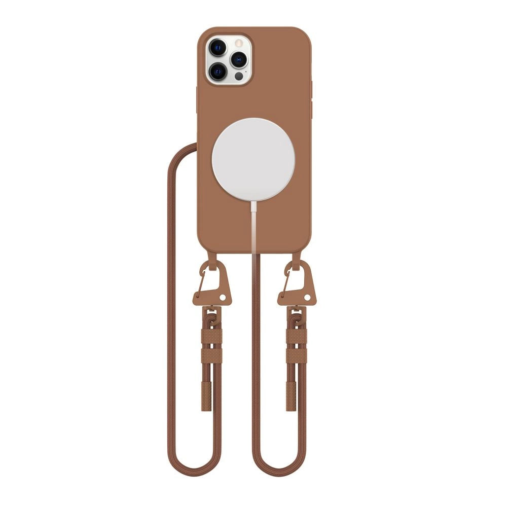 Tech-Protect MagNecklace MagSafe Case til iPhone 12 / 12 Pro - Brunt