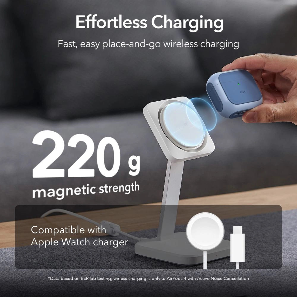 ESR Orbit Halolock MagSafe-hylster til Apple AirPods 4 - blå