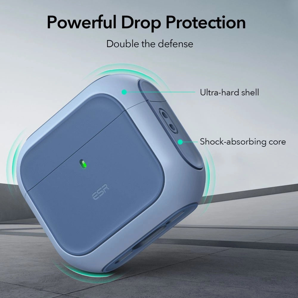 ESR Orbit Halolock MagSafe-hylster til Apple AirPods 4 - blå