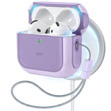 ESR Orbit Halolock MagSafe-hylster til Apple AirPods 4 - lilla