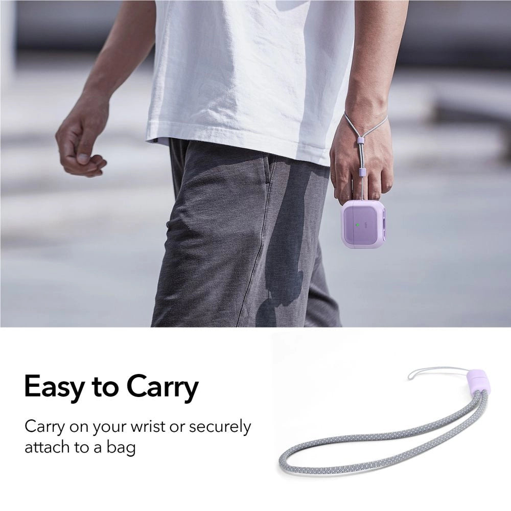 ESR Orbit Halolock MagSafe-hylster til Apple AirPods 4 - lilla