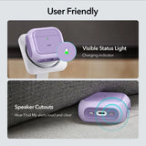 ESR Orbit Halolock MagSafe-hylster til Apple AirPods 4 - lilla