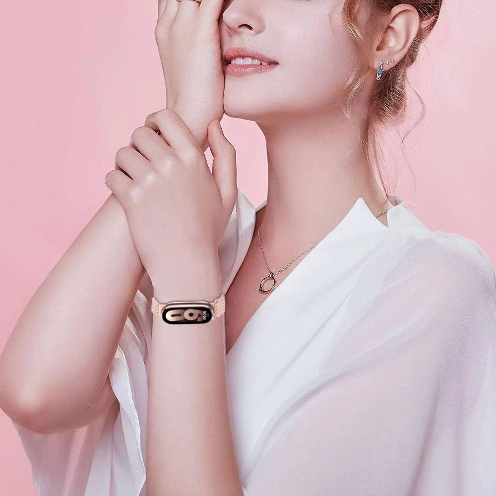 Tech-Protect NylonMag Strap til Xiaomi Smart Band 8 / 9 / NFC - sort