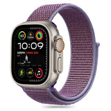 Tech-Protect Nylon Strap til Apple Watch 6 / 7 / 8 / 9 / 10 / SE (40 / 41 / 42 MM) - lilla