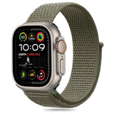 Tech-Protect Nylon Strap til Apple Watch 6 / 7 / 8 / 9 / 10 / SE / Ultra 1 / 2 (44 / 45 / 46 / 49 MM) CarGO - Grøn