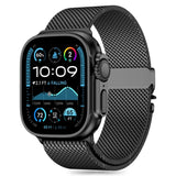 Tech-Protect Milano Strap til Apple Watch 6 / 7 / 8 / 9 / 10 / SE / Ultra 1 / 2 (44 / 45 / 46 / 49 MM) - sort