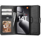 Tech-Protect Wallet Case til Xiaomi 14T - sort