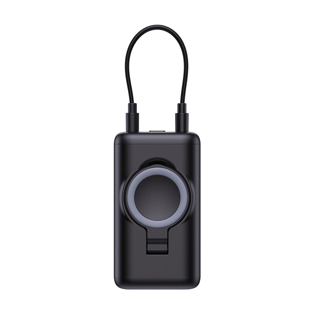 Joyroom JR-W13 5000mAh Wireless Power Bank til Apple Watch + USB-C og Lightning   Sort