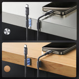 Joyroom S-A50 Unlimited Series 60W USB-C - USB-C-kabel med magnetisk organisator 1,2 m - Grå
