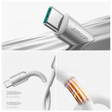 Joyroom S-A51 Cutting-Edge Series 60W USB-C - USB-C kabel 1,2 m - lysgrå