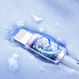 Joyroom S-A42 Crystal-Clear Series 3A USB-A - Lightning cable 1.2m - white