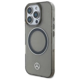 Mercedes Silver Ring MagSafe iPhone 16 Pro Max Case - sort