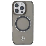 Mercedes Silver Ring MagSafe iPhone 16 Pro Max Case - sort