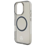 Mercedes Silver Ring MagSafe iPhone 16 Pro Max Case - sort