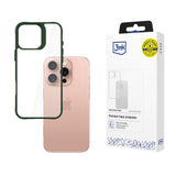 3mk Satin Armor Case+ Grøn til Apple iPhone 16 Pro - gennemsigtig