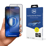 Hærdet glas 3mk HardGlass Matt Max Privacy for Apple iPhone 16 Pro Max