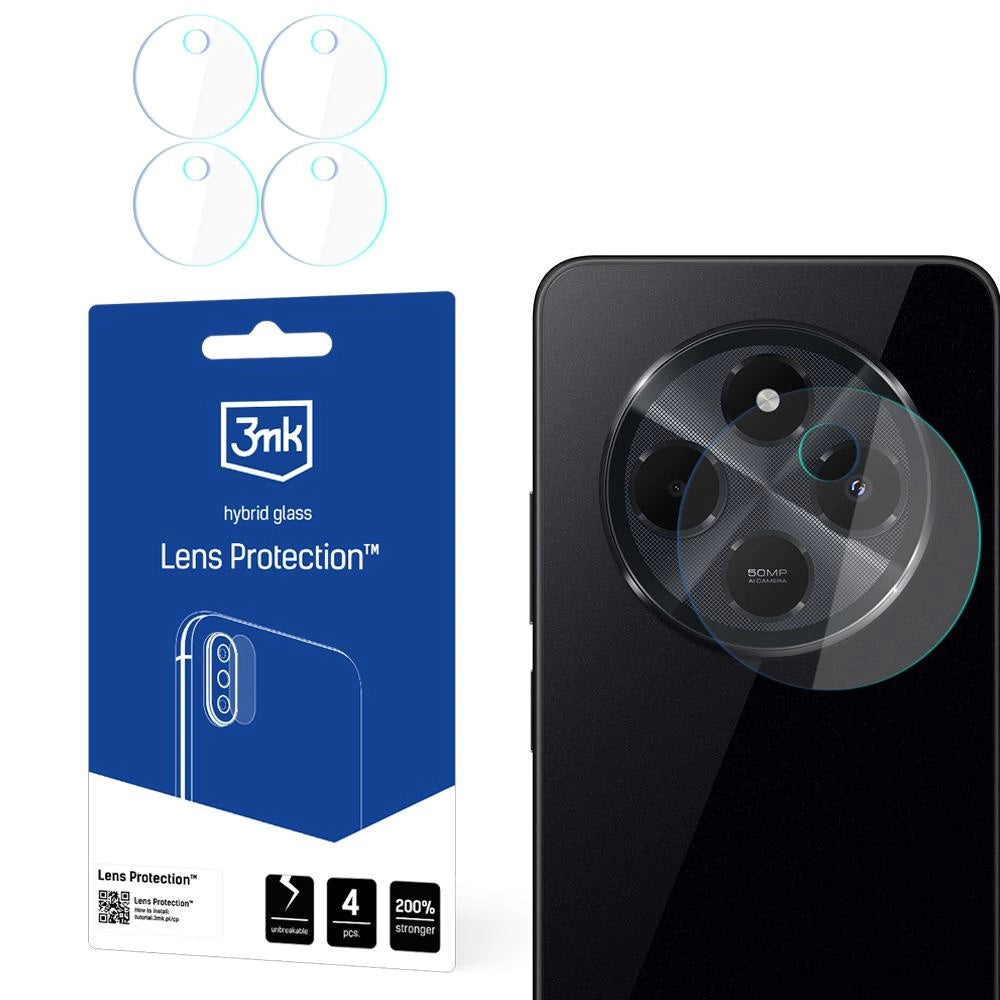Hybridglas til kameraobjektiv 3mk Linsbeskyttelse til Xiaomi Redmi 14c