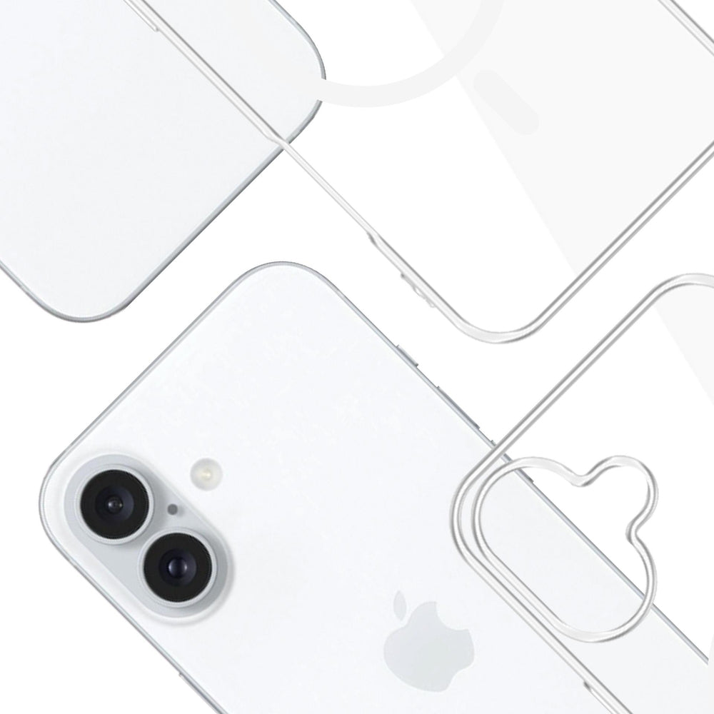 3mk Clear MagCase til Apple iPhone 16 - gennemsigtig
