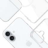 3mk Clear MagCase til Apple iPhone 16 - gennemsigtig
