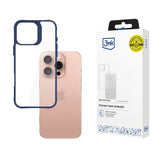 3mk Satin Armor Case+ Blue til Apple iPhone 16 Pro - gennemsigtig