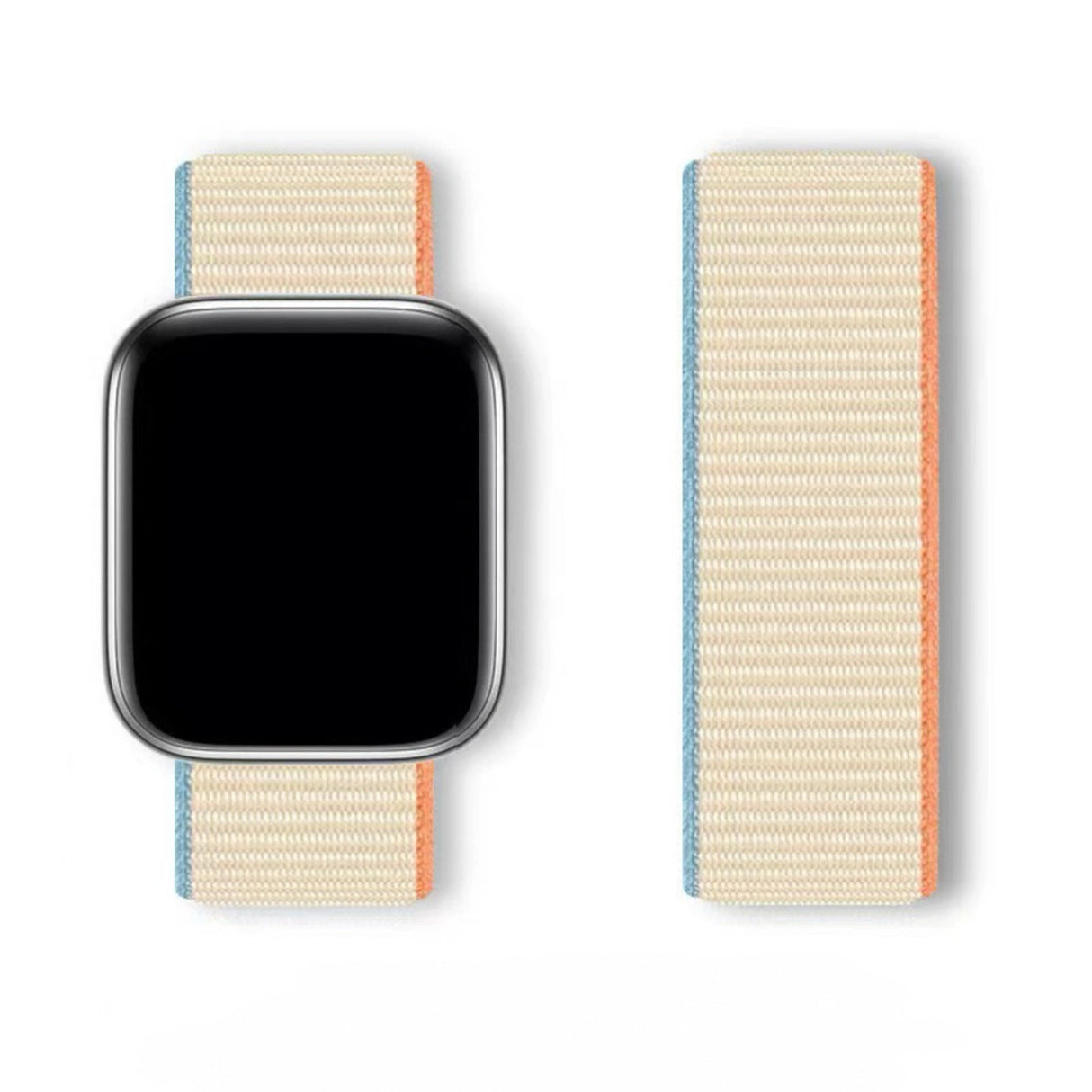 Sport Loop Strap til Apple Watch 42 / 44 / 45 / 46 / 49 mm - Beige