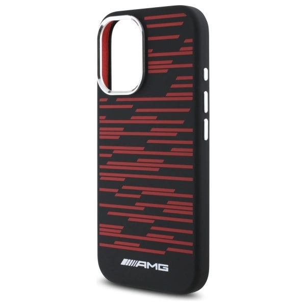 AMG Silicone Graphics MagSafe case til iPhone 16 - sort