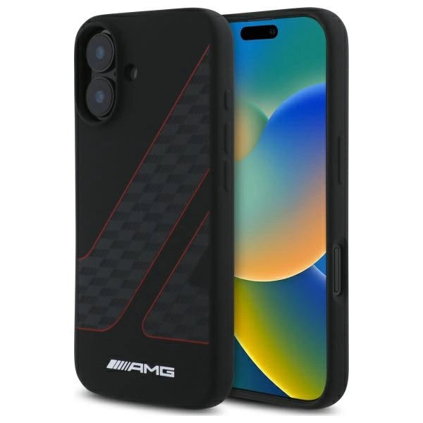 AMG Checkered Flag MagSafe iPhone 16 Case - sort