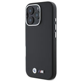 BMW M Smooth Full Wrapped Metal MagSafe Case til iPhone 16 Pro - sort