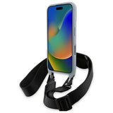 BMW M Edition Carbon Stripe & Strap iPhone 16 Pro Case - Grå