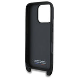 BMW M Edition Carbon Tricolor Lines & Strap Case til iPhone 16 Pro - sort