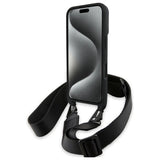 BMW M Edition Carbon Stripe & Strap iPhone 16 Plus Case - sort