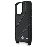 BMW M Edition Carbon Stripe & Strap iPhone 16 Plus Case - sort