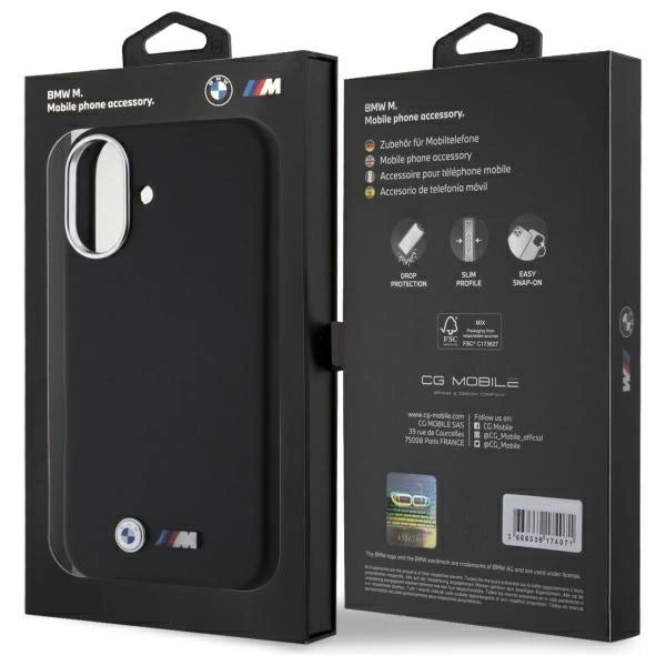 BMW M Smooth Full Wrapped Metal MagSafe iPhone 16 Case - sort